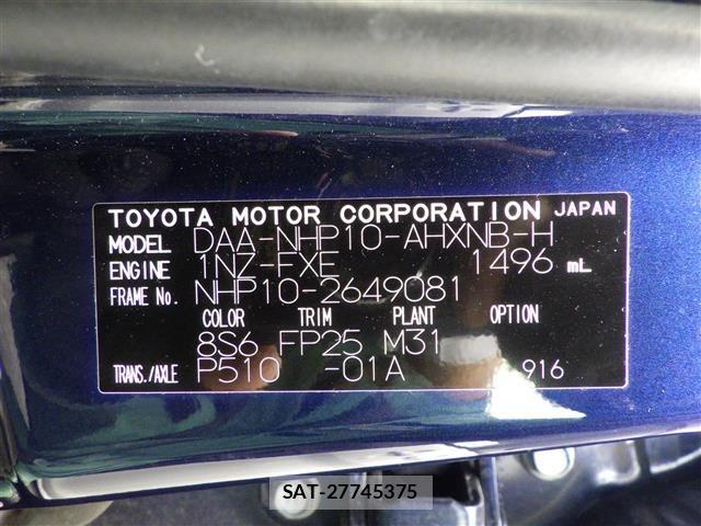 Toyota AQUA 2019 8705774-8