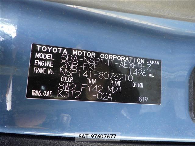Toyota PORTE 2019 8918234-8