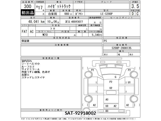 Daihatsu HIJET TRUCK 2005 8888800-2