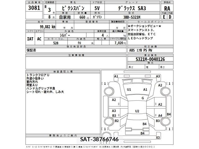 Toyota PIXIS VAN 2021 8851664-2