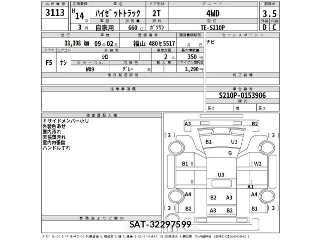 Daihatsu HIJET TRUCK 2002 8888848-2