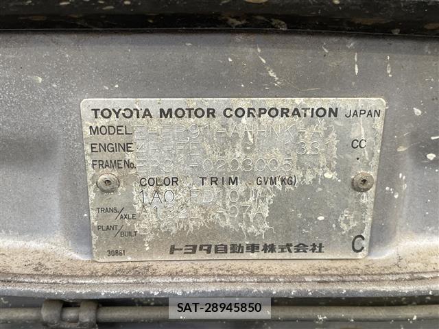 Toyota STARLET 1997 8825598-9