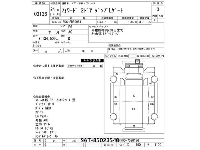 Isuzu FORWARD 2012 8823608-2