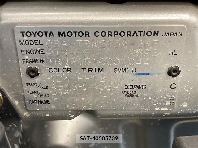 Toyota HILUX SURF 2004 8954973-8