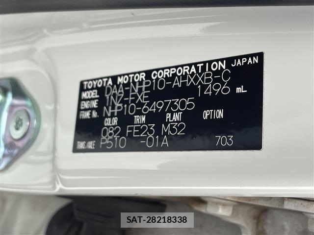 Toyota AQUA 2016 8762980-8