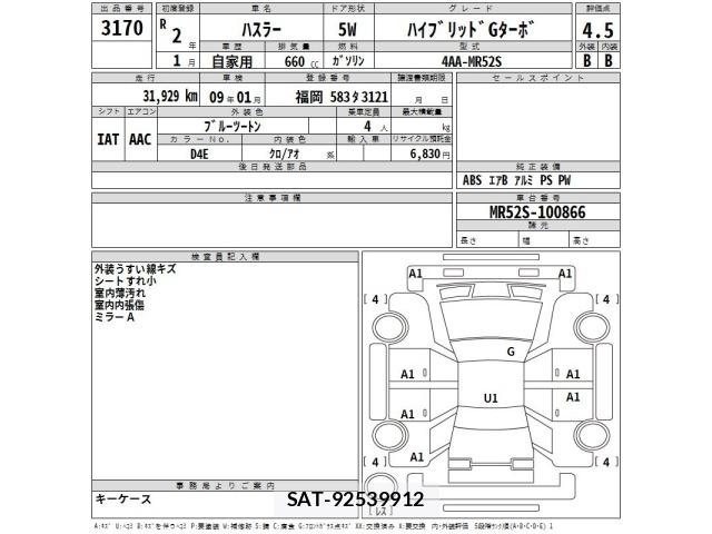 Suzuki HUSTLER 2020 8689585-2