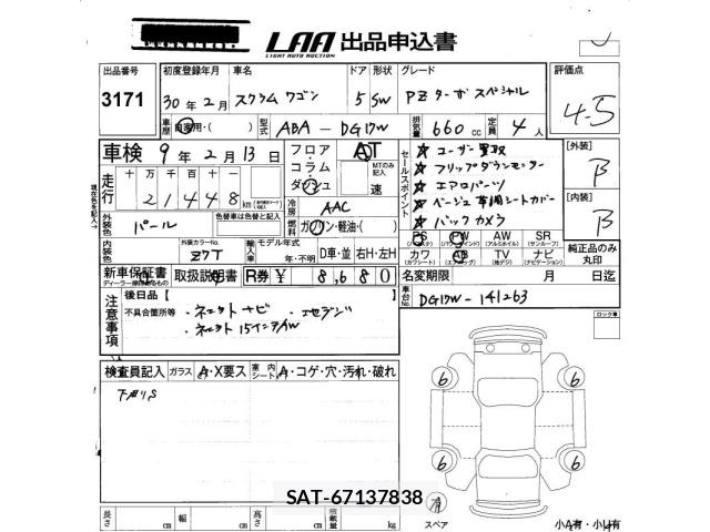 Mazda SCRUM WAGON 2018 8719219-2