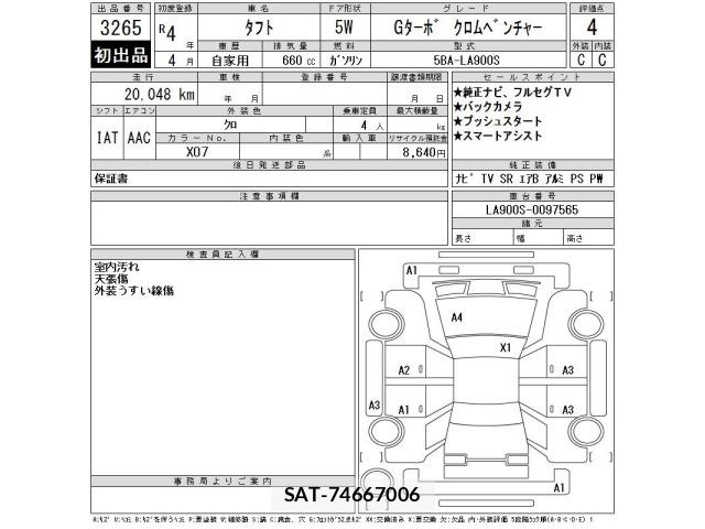 Daihatsu TAFT 2022 8697045-2