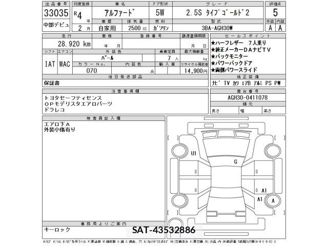 Toyota ALPHARD 2022 8692177-2