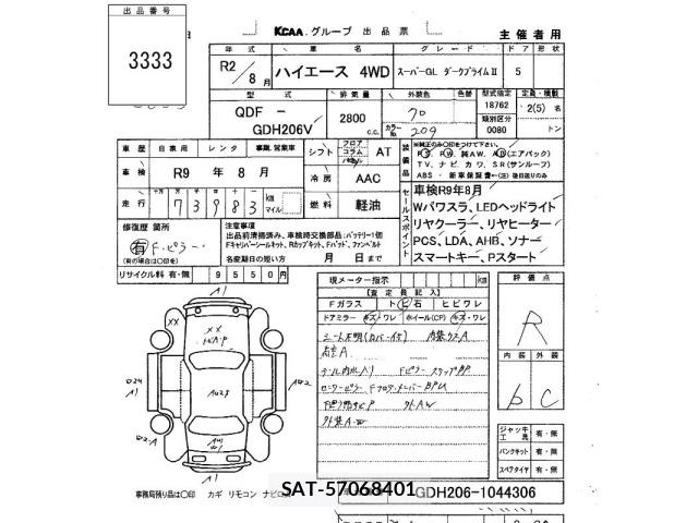 Toyota HIACE VAN 2020 8910181-2