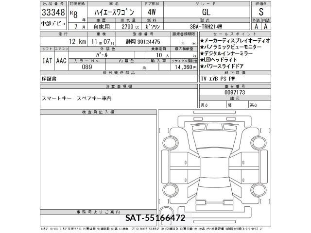 Toyota HIACE WAGON 2026 8825600-2
