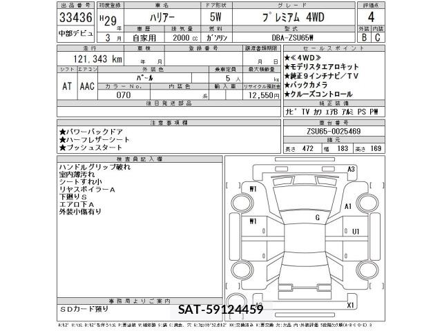 Toyota HARRIER 2017 8680432-2