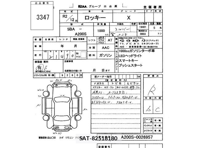 Daihatsu ROCKY 2020 8953987-2