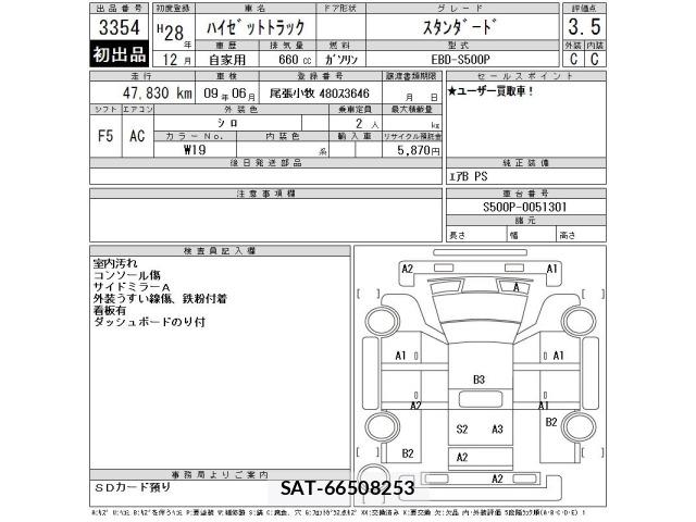 Daihatsu HIJET TRUCK 2016 8862912-2
