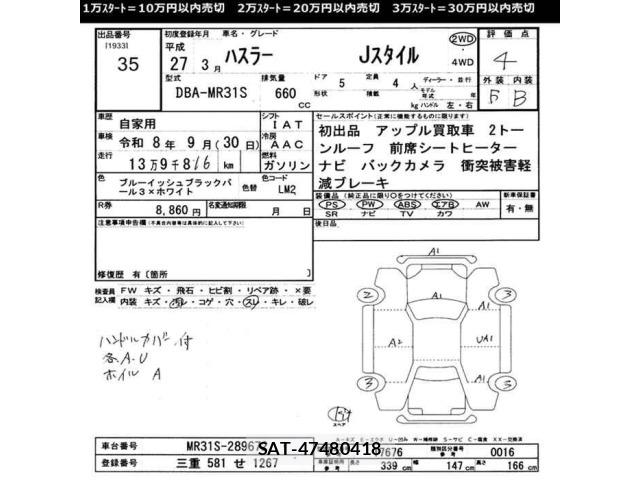 Suzuki HUSTLER 2015 8689553-2