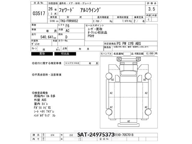 Isuzu FORWARD 2014 8823752-2