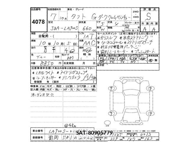Daihatsu TAFT 2025 8935896-2