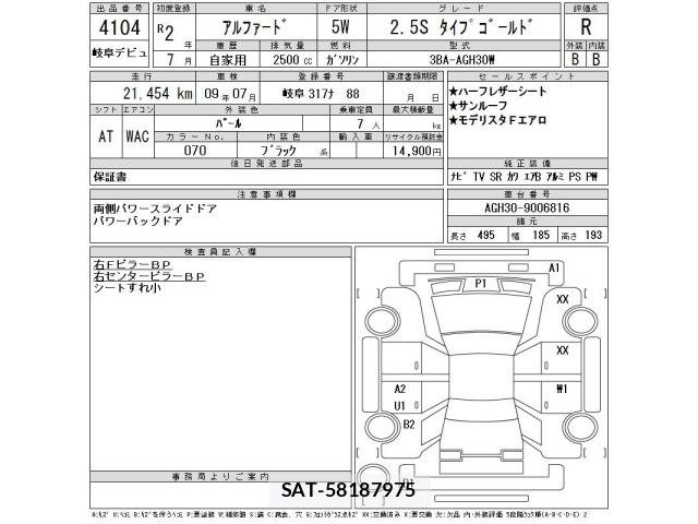 Toyota ALPHARD 2020 8906181-2