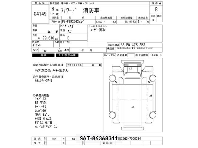 Isuzu FORWARD 2007 8823616-2