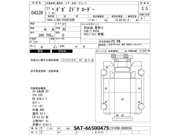 Isuzu GIGA 1999 8758275-2