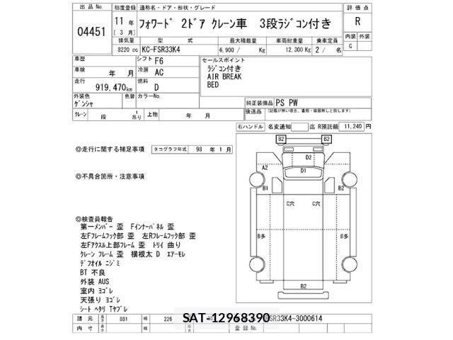 Isuzu FORWARD 1999 8823656-2
