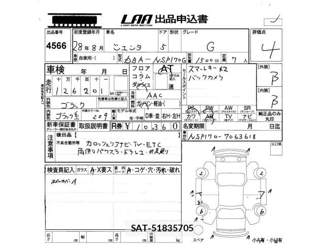 Toyota SIENTA 2016 8764362-2