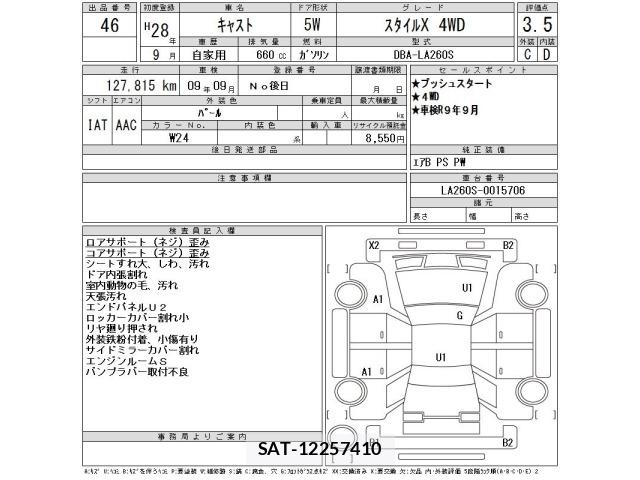 Daihatsu CAST 2016 8862741-2