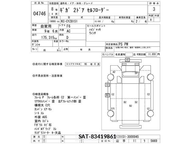 Isuzu GIGA 1996 8858219-2
