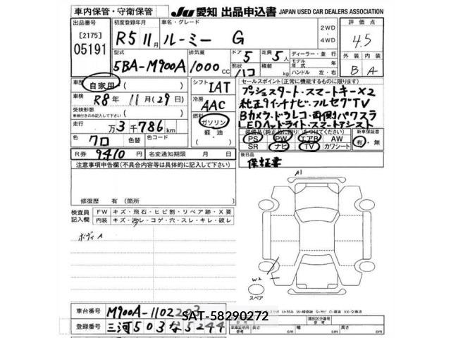 Toyota ROOMY 2023 8912134-2
