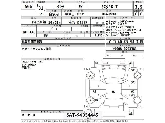 Toyota TANK 2019 8678936-2