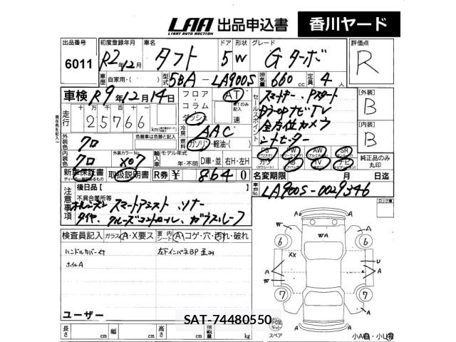 Daihatsu TAFT 2020 8935905-2