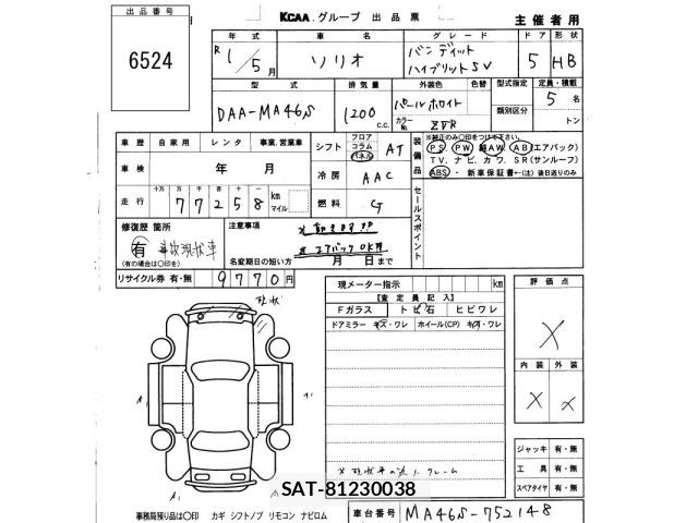 Suzuki SOLIO 2019 8718689-2