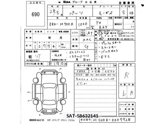 Toyota PASSO 2016 8705586-2