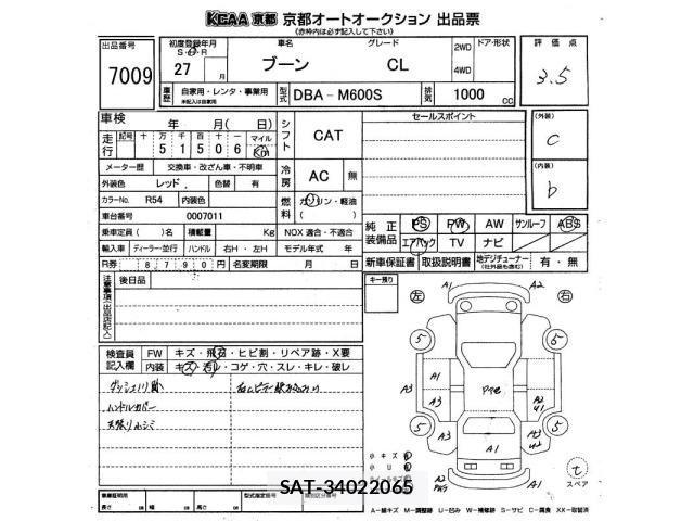 Daihatsu BOON 2015 8808416-2