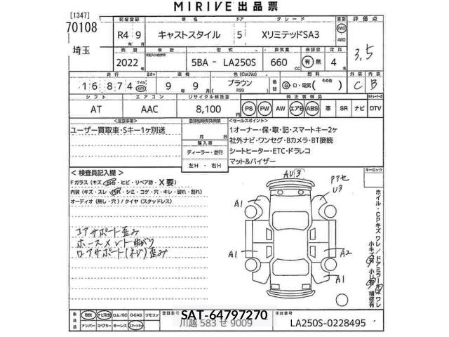 Daihatsu CAST 2022 8934970-2