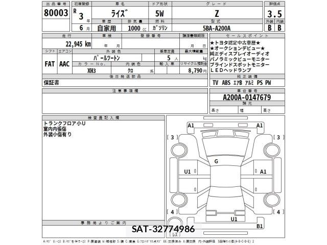 Toyota RAIZE 2021 8684051-2