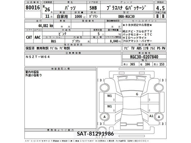 Toyota PASSO 2014 8763347-2