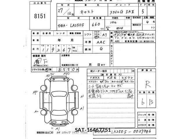 Daihatsu CAST 2015 8934986-2