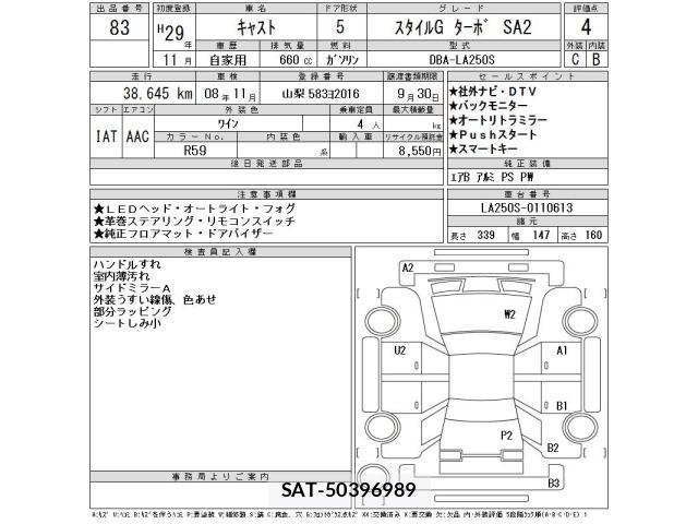 Daihatsu CAST 2017 8705274-2
