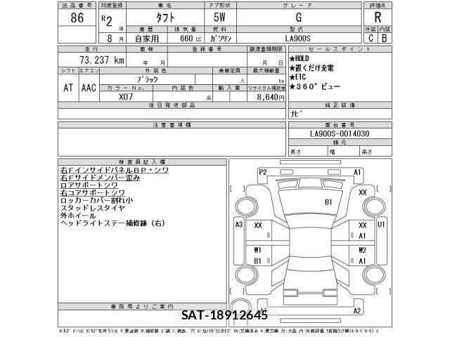 Daihatsu TAFT 2020 8697044-2