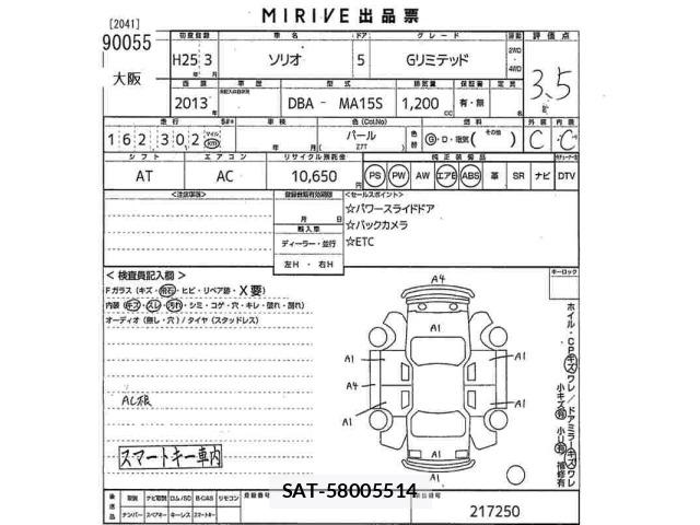 Suzuki SOLIO 2013 8750158-2